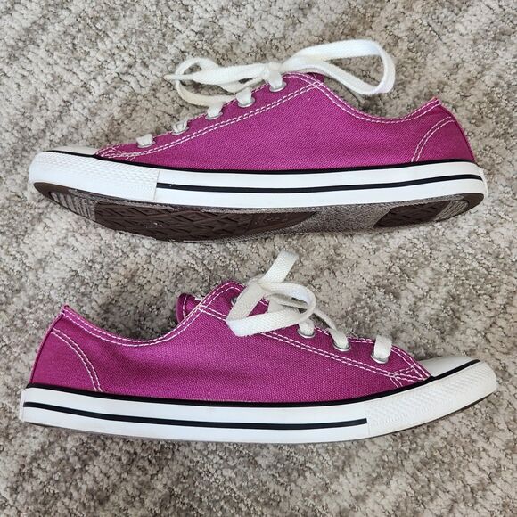 Converse women's Chuck Taylor All Star low tops purple size 7 - Picture 5 of 10